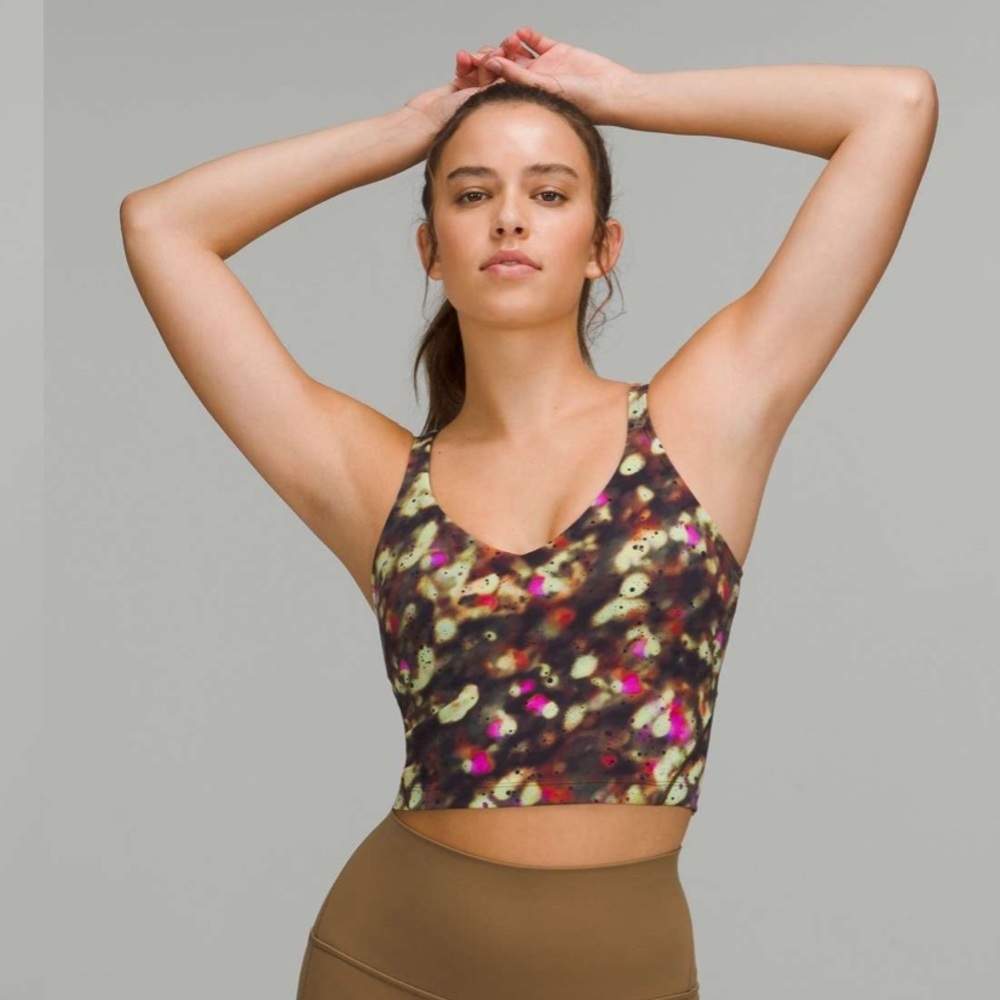 Lululemon Align Tank Size 2 in Soft Focus Splatter Green Multi NWT
